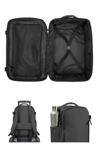Pack de 2 Mochilas Trotamundos Negro y Beige
