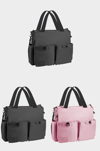 The Bag - Pack de 3 bolsos negro y rosa