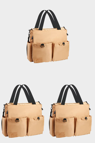 The Bag - Pack de 3 bolsos marrón