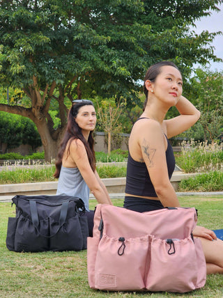 The Bag - Pack de 3 bolsos negro, rosa y marrón