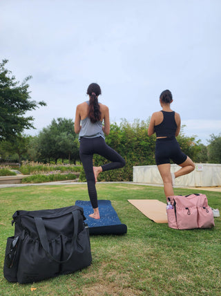 The Bag - Pack de 3 bolsos negro y rosa